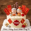 Combo 10 set câu đối chữ Thọ giấy.
