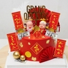Combo 10 set câu đối chữ Thọ giấy.