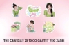 10 set giấy Women's day -  cô gái tết tóc màu xanh lá CT.
