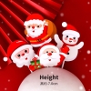 Set 12 thẻ giấy hình ông già noel và người tuyết6822.