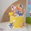 Set tượng nhựa đặc 5 chi tiết - Tom và Jerry.