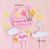 Set giấy trăng sao baby (HD)-HỒNG.