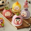 Set 4 tượng nhựa dẻo - baby mập size nhỏ.