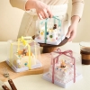 Set 50 hộp nhựa PET (H-195) (14.5X14.5X11.5cm).
