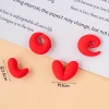 Chữ silicon-LOVE đỏ (size 2.7cm).
