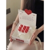Set 10 hộp ROMANTIC nắp mica 1 ngăn màu TRẮNG CHẤM BI kèm tờ bìa lịch di động (in màu phủ bóng, đế bồi 2 lớp) kt 18x18x14cm.