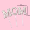Set 5 Chữ MOM gắn hạt nhựa (trắng)9131.