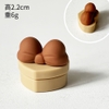 Hộp quà nhựa dẻo màu nâu -hình trái tim.