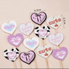 Set 60 thẻ giấy trái tim mix mẫu (cute, HPBD)9148.