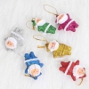 Set 6 tượng ông già noel vải -mix màu (kt 5cm).