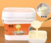 Paste socola phủ mặt bánh không cần làm nóng (hũ 1kg)-vị SỮA (MÀU KEM).