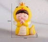 Tượng nhựa mềm - bé RẮN vàng.