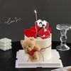 Gấu bông size 12cm (không gồm khăn và mũ) -MÀU NÂU.