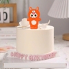 Tượng nhựa cứng-Baby three dáng đứng (màu cam).