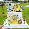 10 set giấy bóng đá - Ronaldo áo vàng.