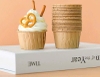 Set 50 cốc cupcake -NÂU VÀNG.