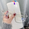 [ Nhiều màu ] Kính chống ánh sáng xanh vuông lớn nam nữ 20335