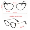 [Nhiều màu] Kính chống ánh sáng xanh mắt mèo nam nữ 8074