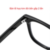 [Nhiều màu] Mắt kính chống ánh sáng xanh vuông nam nữ 81060