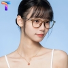 [Nhiều màu] Gọng mắt kính nam nữ vuông mạ Titanium 5044 [Ảnh thật]
