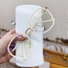 Kính chống ánh sáng xanh kim loại lớn nữ 6073