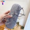Kính chống ánh sáng xanh kim loại nhỏ 6076