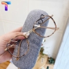 Kính chống ánh sáng xanh kim loại nhỏ 6076