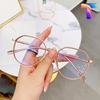 Kính chống ánh sáng xanh tròn nam nữ TR002