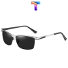 Kính râm mát phân cực Polarized vuông nam nữ 1906