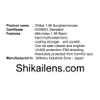 Tròng kính cận râm Shikai 1.56 UV400