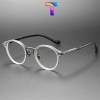 [Nhiều màu] Gọng mắt kính tròn cao cấp Titanium nam nữ Chrome Hearts BRAGILE [Ảnh thật] [Chính hãng]