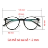 [ Nhiều màu ] Gọng kính tròn nam nữ nhựa kim loại 8328