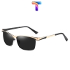 Kính râm mát phân cực Polarized vuông nam nữ 1906