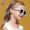 [Nhiều Màu] Mắt kính râm mát trẻ em trai gái phân cực Polarized vuông 2156