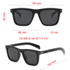 [Nhiều Màu] Mắt kính râm mát vuông nam nữ phân cực Polarized 3997