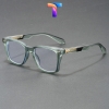 [ Nhiều màu ] Mắt kính chống ánh sáng xanh vuông nam nữ 1140