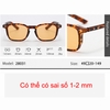[ Nhiều màu ] Mắt kính râm mát vuông nam nữ 28031