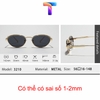 [ Nhiều màu ] Mắt kính râm mát tròn hợp kim nam nữ 3210