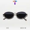 [ Nhiều màu ] Mắt kính râm mát tròn hợp kim nam nữ 3210