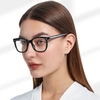 [ Nhiều màu ] Kính chống ánh sáng xanh vuông nam nữ BC901