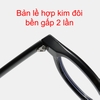 [ Nhiều màu ] Mắt kính chống ánh sáng xanh tròn lớn nam nữ 9008
