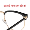 [Nhiều Màu] Kính chống ánh sáng xanh vuông kim loại nhựa nam nữ Club Master 9135 [Có sẵn] [Ảnh thật]