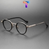 [Nhiều màu] Gọng mắt kính tròn cao cấp Titanium nam nữ Chrome Hearts BRAGILE [Ảnh thật] [Chính hãng]