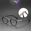 [Nhiều màu] Gọng mắt kính tròn cao cấp Titanium nam nữ Chrome Hearts BRAGILE [Ảnh thật] [Chính hãng]