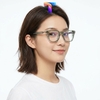[Nhiều màu] Mắt kính chống ánh sáng xanh vuông nam nữ 1153