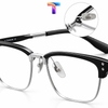[Nhiều màu] Gọng mắt kính vuông nam nữ T-Titanium cao cấp DTX132 [Ảnh thật] [Chính hãng]