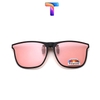 Kẹp kính râm vuông lớn phân cực Polarized có viền [ Tặng kèm hộp - có sẵn ]