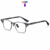 [Nhiều màu] Gọng mắt kính vuông nam nữ T-Titanium cao cấp DTX132 [Ảnh thật] [Chính hãng]