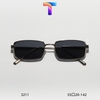 [ Nhiều màu ] Mắt kính râm mát vuông hợp kim nam nữ 3211