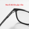 Kính chống ánh sáng xanh vuông lớn nam nữ 81011